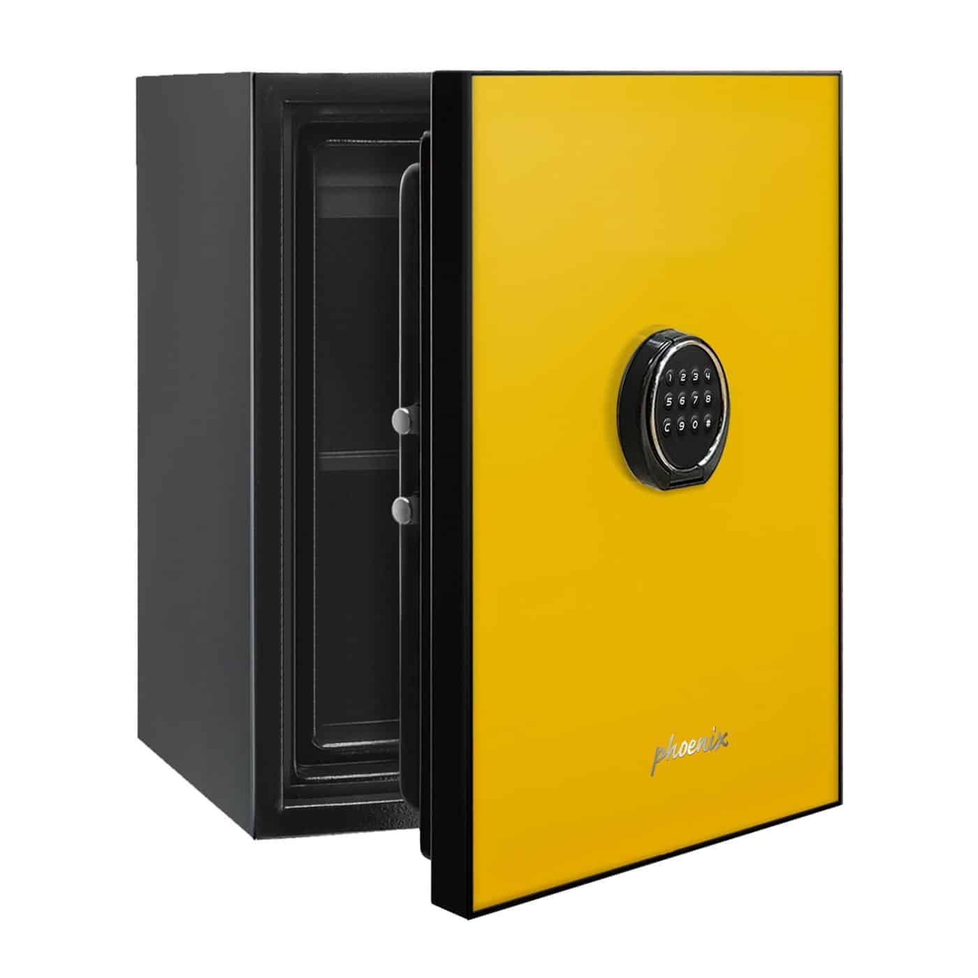 Coffre-fort PHOENIX Spectrum LS6001EY-gamme luxe-jaune-serrure électronique