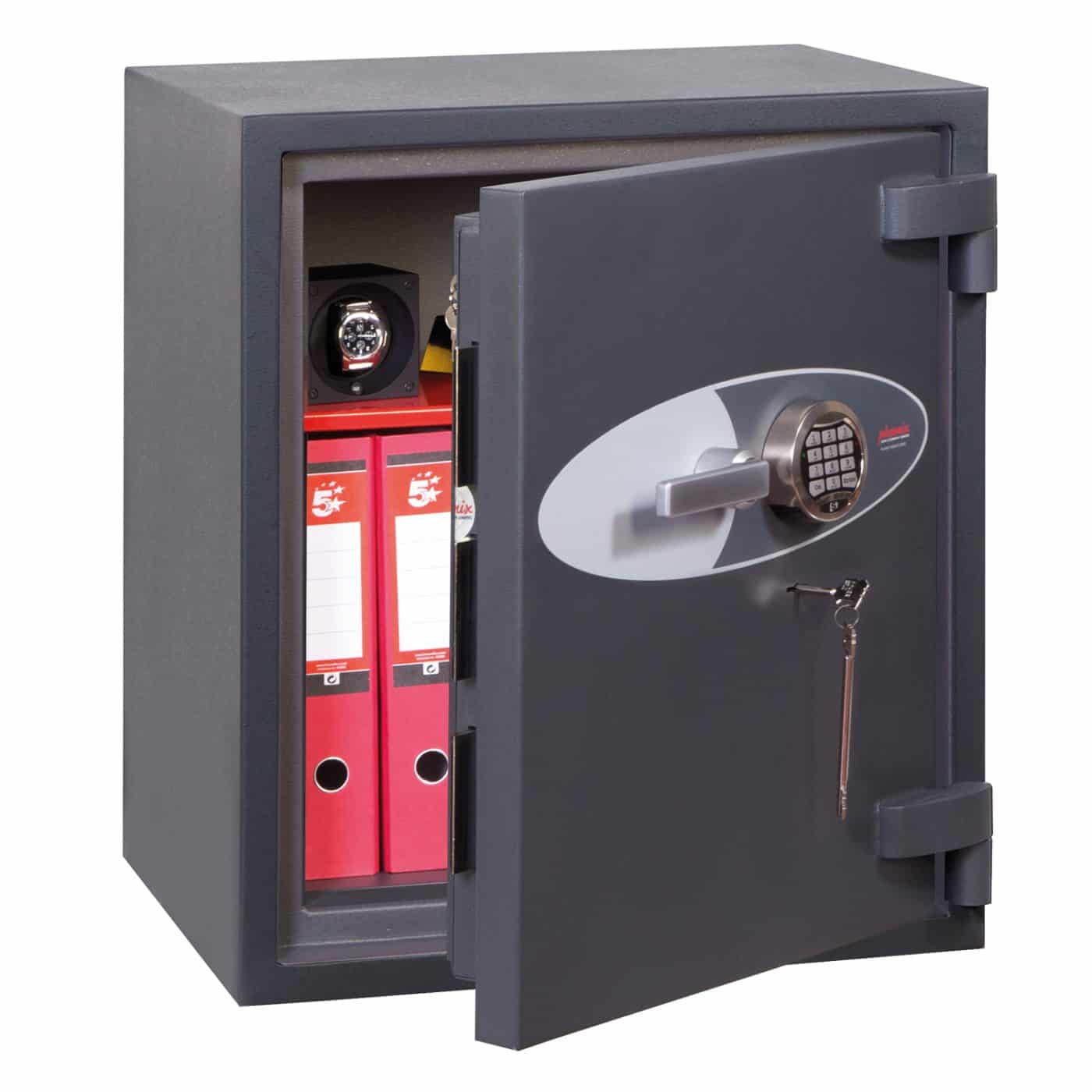 Coffre-fort PHOENIX Planet HS6072E - haute sécurité classe 4 - serrure électronique VDS - ignifuge