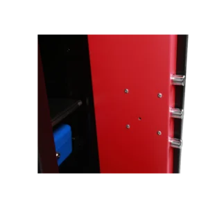 Coffre-fort Technomax Home Safe HS20 porte ouverte avec pênes de verrouillage et espace de rangement intérieur